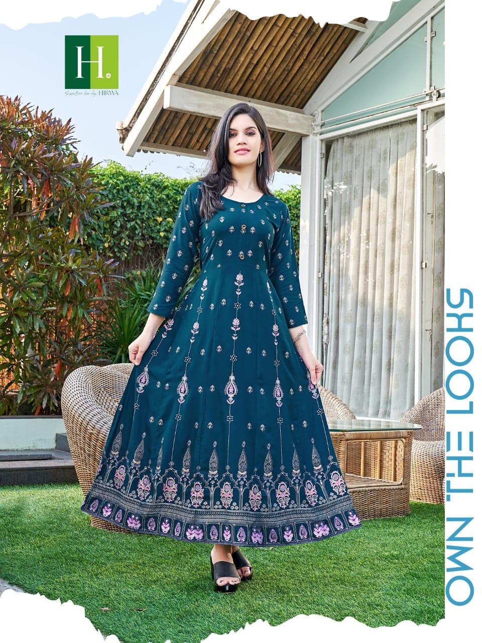 Katrina Hirwa 01-10 Anarkali Kurtis Catalog